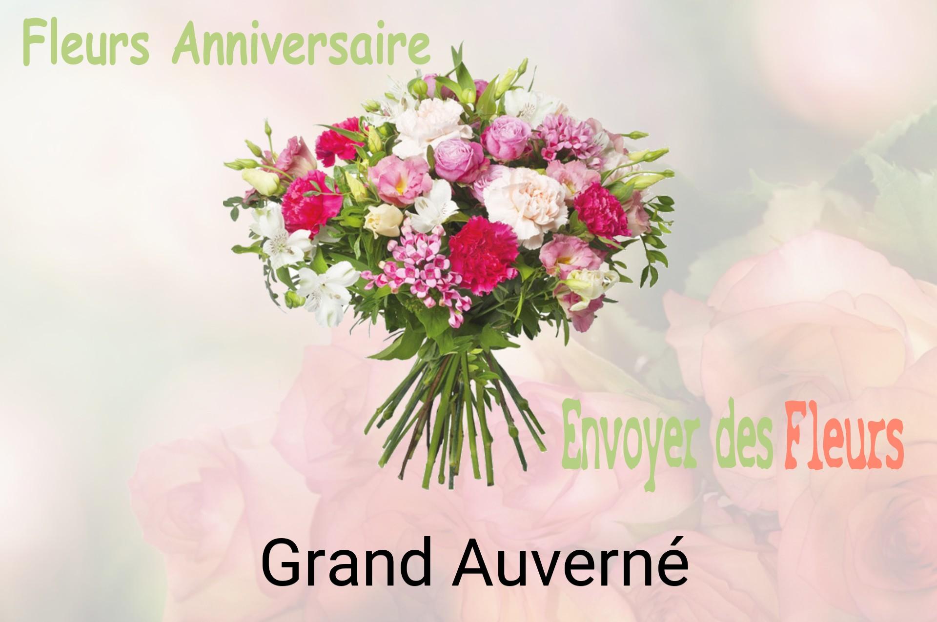 Bouquet de fleurs d’anniversaire livré à Grand-Auverné