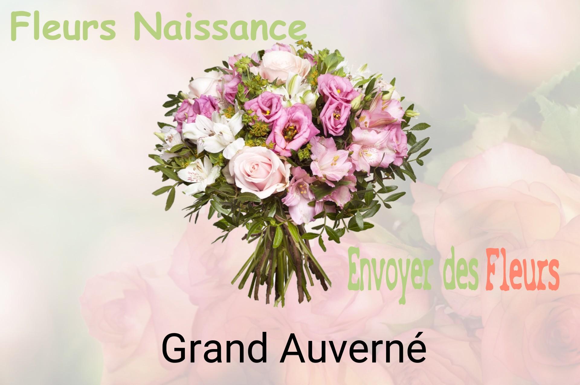 Bouquet de fleurs de naissance livré à Grand-Auverné